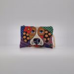 Gobelin Kosmetiktasche – Flower Dog