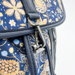 carpet backpack-navy-blue
