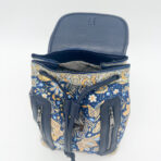 carpet backpack-navy-blue